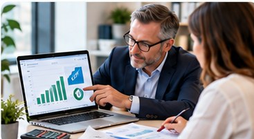 Photographic illustration for Accountancy firms